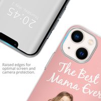 Concevez votre propre coque en gel Apple iPhone 14 - Transparent