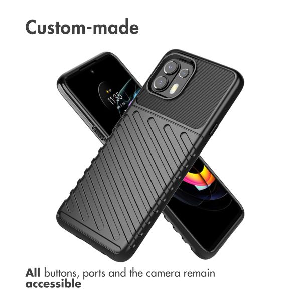 imoshion Coque Arrière Thunder Motorola Edge 20 Lite - Noir