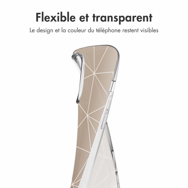 imoshion Coque Design Apple iPhone 16 Pro - Graphic Lines Beige