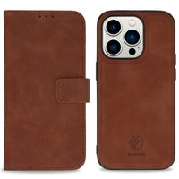 imoshion Etui de téléphone de type portefeuille de luxe 2-en-1 amovible iPhone 14 Pro - Brun