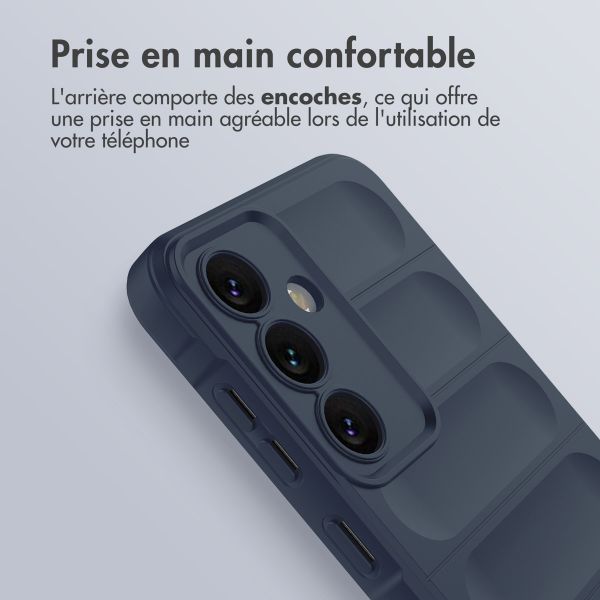 imoshion Coque arrière EasyGrip Samsung Galaxy S24 - Bleu foncé