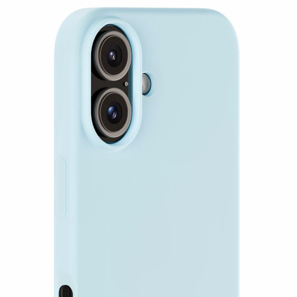 Holdit Coque Silicone iPhone 16 - Mineral Blue