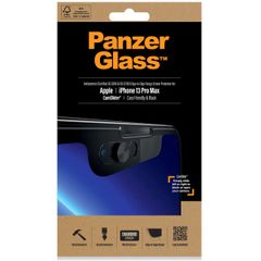 PanzerGlass Protection d'écran en verre trempé CamSlider™ Case Friendly iPhone 13 Pro Max - Noir