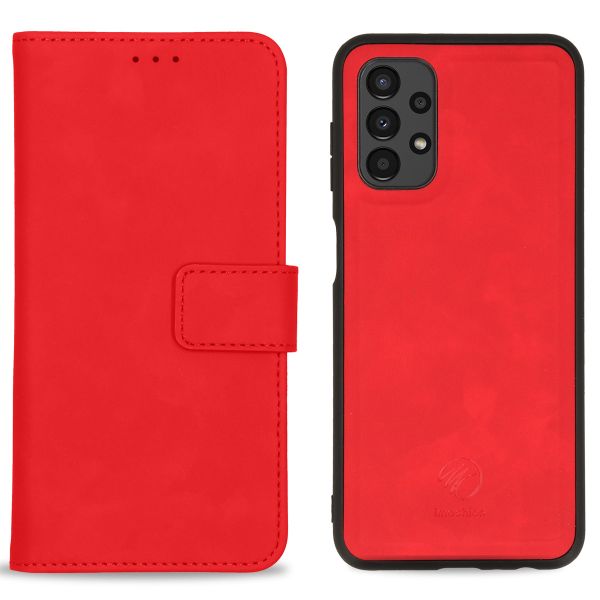 imoshion Etui de téléphone de type portefeuille de luxe 2-en-1 amovible Samsung Galaxy A13 (4G) - Rouge