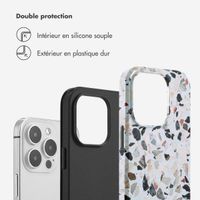 Selencia Coque arrière Vivid Tough iPhone 14 Pro - Chic Terazzo