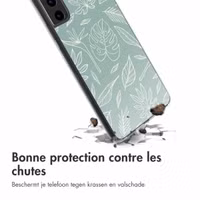 imoshion Coque Design Samsung Galaxy S22 - Leaves Line-Art