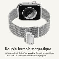 imoshion Bracelet magnétique milanais Apple Watch | 38/40/41/42 mm - Argent