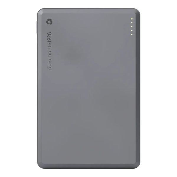 dbramante1928 Powerbank Re-charge 5.000 mAh - Batterie externe sans fil - Gris