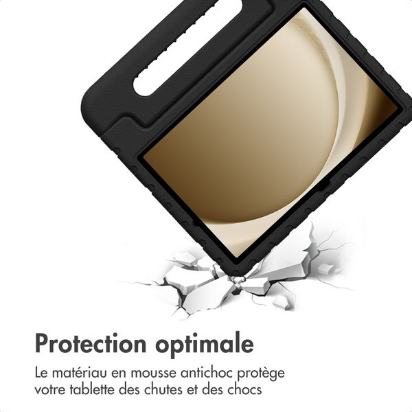 imoshion Coque kidsproof avec poignée Samsung Galaxy Tab A11 Plus / A9 Plus - Noir