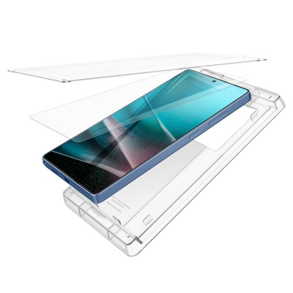 Spigen EliteShield EZ Fit avec plateau d'installation - 1 pack Samsung Galaxy S25 Ultra