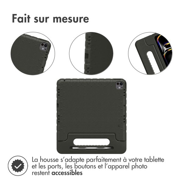 imoshion Coque kidsproof avec poignée iPad Pro 11 (2024) M4 - Noir