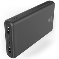 Hama Power Pack Alu - Batterie externe - 15 000 mAh - Anthracite