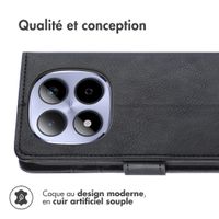imoshion Étui de télephone portefeuille de luxe Xiaomi Redmi Note 15 (4G) - Noir