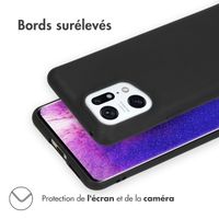 imoshion Coque Couleur Oppo Find X5 Pro 5G - Noir
