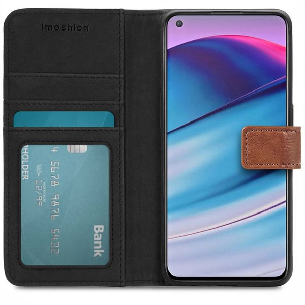 imoshion Étui de télephone portefeuille de luxe OnePlus Nord CE 5G - Marron