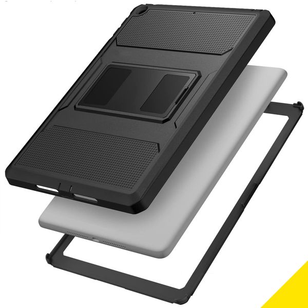 Accezz Coque Rugged Back Apple iPad 6 (2018) 9.7 pouces / iPad 5 (2017) 9.7 pouces - Noir