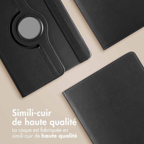 imoshion Coque tablette rotatif à 360° Samsung Galaxy Tab S9 11.0 pouces / Tab S10 FE / S9 FE 10.9 pouces - Noir