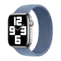 Apple 4 Pack Bracelet Solo tressé Apple Watch| 44/45/46/49 mm - Taille 9 - (PRODUCT)RED / Beige / Slate Blue / Maize
