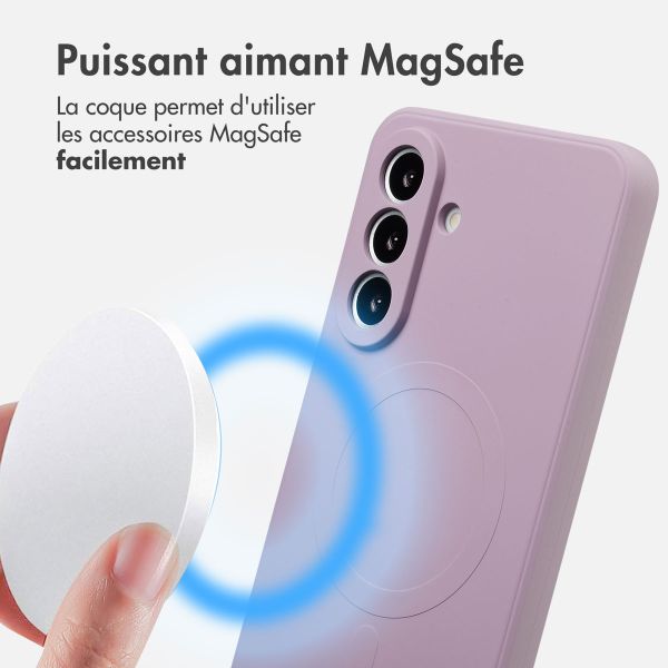 imoshion Coque Couleur avec MagSafe Samsung Galaxy A56 - Violet