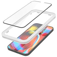 Spigen Protection d'écran en verre trempé AlignMaster Cover 2 Pack iPhone 12 Pro Max - Noir