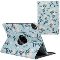 imoshion Coque tablette Design rotatif à 36° Apple iPad Pro 12.9 (2018/2020/2021/2022) - Flowers