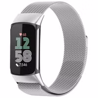 imoshion Bracelet magnétique milanais Fitbit Charge 5 - Taille S - Argent