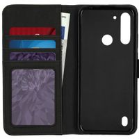 imoshion Étui de télephone portefeuille de luxe Motorola Moto G8 Power Lite - Noir