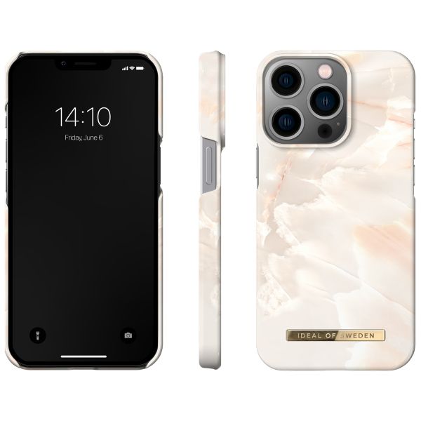 iDeal of Sweden Coque Fashion iPhone 13 Pro - Rose Pearl Marble