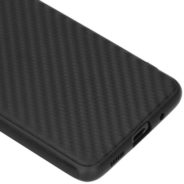 Coque silicone Carbon Samsung Galaxy S20 - Noir