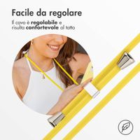 imoshion Coque en silicone avec cordon Apple iPhone 13 Pro - Jaune