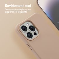 imoshion Coque arrière Color avec cordon amovible et MagSafe Apple iPhone 14 Pro Max - Nude