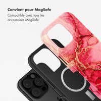 Selencia Coque arrière Vivid avec MagSafe Apple iPhone 16 Pro Max - Rosy Marble