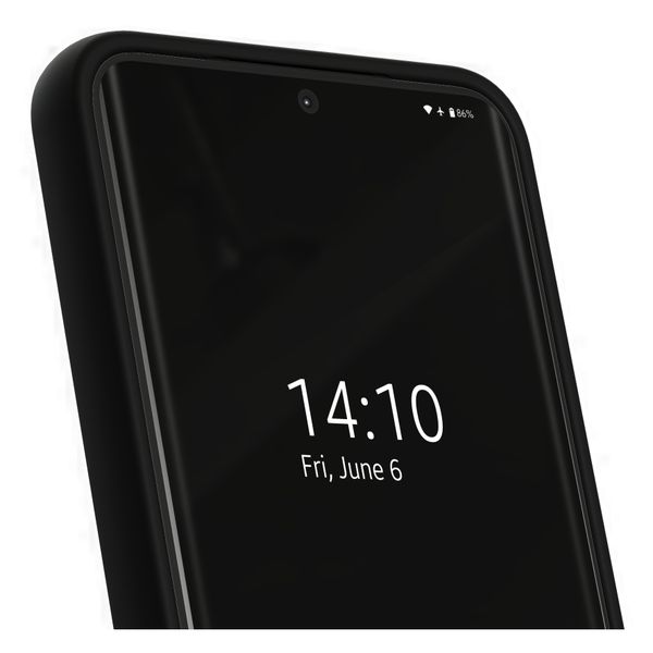 iDeal of Sweden Coque en silicone avec MagSafe Samsung Galaxy S26 - Noir
