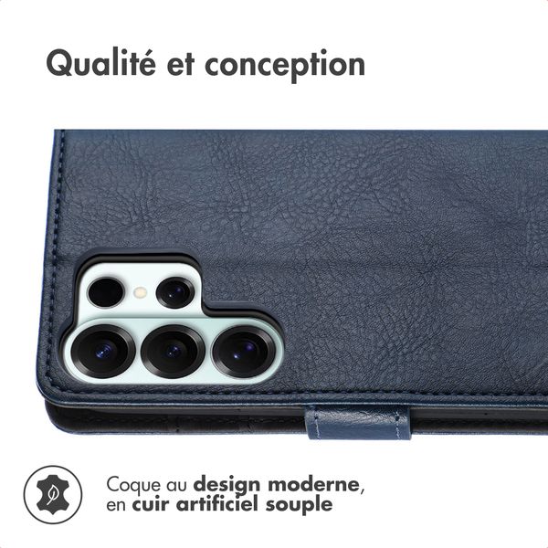 imoshion Étui de télephone portefeuille Samsung Galaxy S26 Ultra - Bleu foncé