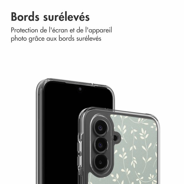 imoshion Coque Design Samsung Galaxy A17 - Smoke Green Flowers