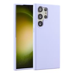 Accezz Coque Liquid Silicone Samsung Galaxy S23 Ultra - Violet