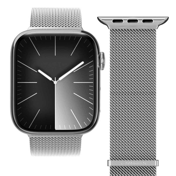 Vonmählen Bracelet Milanais Loop 2 Apple Watch | 44/45/46/49 mm - Argent