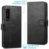 imoshion Étui de télephone portefeuille Sony Xperia 1 III - Noir