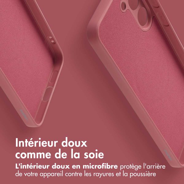 imoshion Coque Couleur avec MagSafe Samsung Galaxy S25 Plus - Dusty Rose