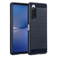 imoshion Coque Brushed Sony Xperia 10 V - Bleu foncé