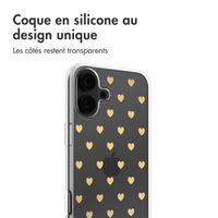 imoshion Coque Design iPhone 16 - Golden Hearts