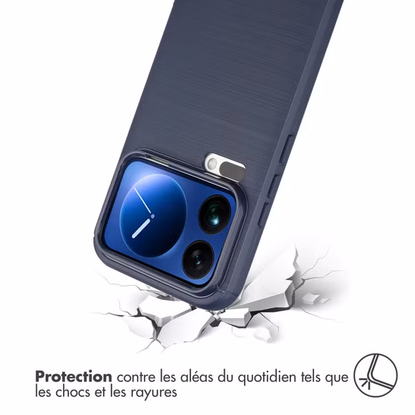 imoshion Coque Brushed Xiaomi 17 Pro Max - Bleu foncé