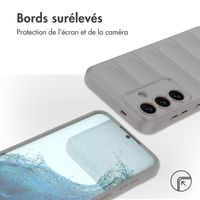 imoshion Coque arrière EasyGrip Samsung Galaxy S24 - Gris