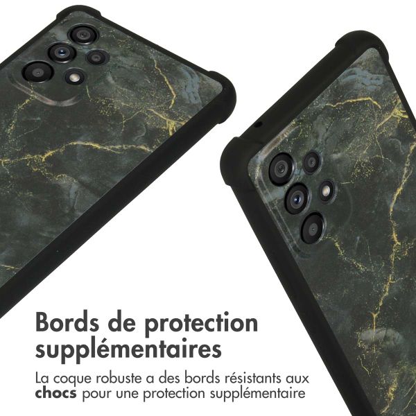 imoshion Coque Design avec cordon Samsung Galaxy A53 - Black Marble