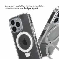 Accezz Coque Ring Stand avec MagSafe Apple iPhone 13 Pro - Transparent