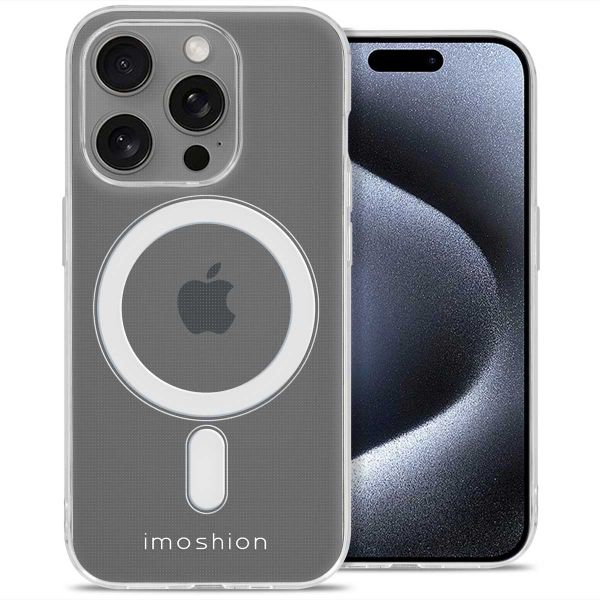 imoshion Coque arrière avec MagSafe Apple iPhone 15 Pro - Transparent