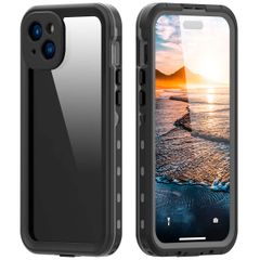 Redpepper Coque imperméable Dot Plus iPhone 15 Plus - Noir