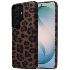 Selencia Coque Sabi imprimé panthère avec MagSafe Samsung Galaxy S26 Ultra - Mocha Brown