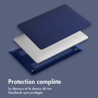 imoshion Coque Laptop Apple MacBook Pro 13 pouces (2020 / 2022) - A2289 / A2251 / A2338 - Bleu foncé