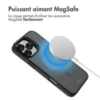 Accezz Coque Givrée Robuste avec MagSafe Apple iPhone 16 Pro Max - Noir